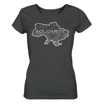 solidarity black&white - Ladies Organic Shirt