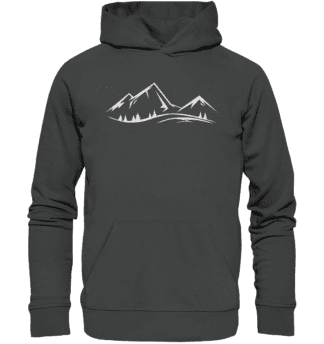 Mountain View - Organic Basic Hoodie