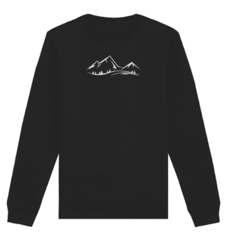 Mountain View - Organic Basic Unisex Sweatshirt