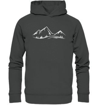 Mountain View - Organic Fashion Hoodie
