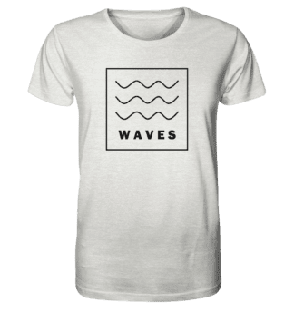 WAVES - Organic Shirt (meliert)